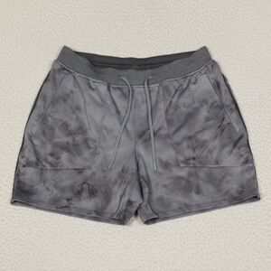 Lululemon Textured Tech Short Mens Large Purple 7" Inseam Tie Dye Slim Tapered